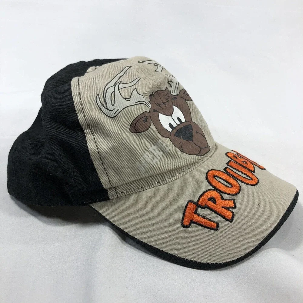 Here Comes Trouble Toddler Hat Cap Snapback Adjustable One Size Fits Most OSFM
